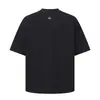 Yidao Vintage 2026 Verão Retro Americano Simples Casual Manga Curta Tendência Camiseta Unissex Solta Manga Curta