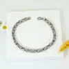 Pulseras de Acero Inoxidable de Venta Caliente Transfronterizas Europeas y Americanas, Collares de Moda Callejera para Hombre de Amazon, Suministro Directo de Fábrica al por Mayor