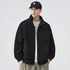 Otoño 2025 Nueva Chaqueta para Hombre Estilo Retro Japonés Cuello Alto Bordado Versátil Casual Estilo Pareja