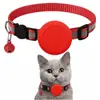 Collar para Mascota Airtag Cubierta Protectora Impermeable Rastreador Find My Dispositivo Anti-Pérdida iOS Localizador de Gato Collar