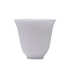 Taza de Té de Porcelana Blanca Dehua Tamaño Pequeño y Mediano 40 ml Magnolia Dou Li Xiang Ling Wen Xiang Taza Blanca Alta Gongfu Taza de Degustación de Té