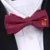Gravata Borboleta Masculina Padrinho Noivo Vermelho Vinho Gravata Preta Camisa Social Vestido Casamento Vermelho Estilo Coreano Laço para Mulheres