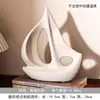 Adornos de Velero de Navegación Suave al por Mayor para Sala de Estar, Entrada, Aparador de Vino, Decoración de Escritorio para el Hogar de Lujo Ligero, Regalos para Inauguración de Casa y Apertura