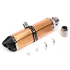 Modificação de Carro Esportivo para Motocicleta Tubo de Escape Universal para Huanglong 600, Little Ninja 250, Yongyuan 350R25/R3
