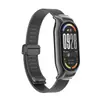 Adecuado para Correa Xiaomi Mi Band 11 Hebilla Magnética Acero Inoxidable Milanés Liberación Rápida Caja de Metal Xiaomi Mi Band 10/9/8