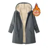 Colección Otoño/Invierno Nueva Transfronteriza Europea y Americana TK Amazon: sudaderas populares con capucha de forro polar cálido y ropa de abrigo para mujer