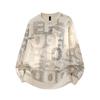 Moletom Masculino Plus Size Tendência Marca M-8XL Cruzamento Gola Redonda, Moda Outono Casual Versátil Manga Longa Roupa Plus Size Masculina