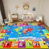 Alfombra de Mapa de Tráfico Infantil Transfronterizo Dibujos Animados Alfombra para Gatear Sala de Estar del Hogar Jardín de Infancia Educación Temprana Alfombra de Juego