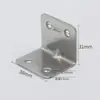 Soporte de Ángulo de Acero Inoxidable, Soporte de Ángulo Recto de 90 Grados Engrosado, Pieza de Fijación para Gabinetes, Mesas y Sillas, Conector Metálico en Forma de L, Cuadrado de Fábrica