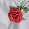 Rosa Simulação Haste Única Multi-cabeça Toque Real Rosa Casamento Flor Simulação Ornamento Sala de Estar Fotografia Flor Artificial Flor de Seda Atacado