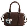 Bolso de bolos de mano con sensación retro francesa de alta gama para mujer, nueva moda casual otoño e invierno 2024, bolso bandolera diagonal
