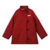 Pudding Haru Ropa de Invierno Chaquetas para Niñas y Niños 2025 Otoño e Invierno Nuevas Chaquetas Reversibles de Longitud Media para Niños