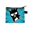 Bolsa de Monedas de Pingüino Cool BADBADTZ-MARU Dibujo Animado Porta Llaves Tarjeta Cremallera Poliéster Impreso Venta al por Mayor