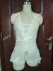 Pijama sexy de talla grande europea y americana transfronteriza de encaje de malla seductora sexy con perspectiva pasión abierta gratis lencería sexy