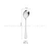 Set de Comida Occidental Serie 1010 Café Hogar Comiendo Cuchara Redonda para Revolver Vajilla de Acero Inoxidable Cuchara de Postre Cuchara para Estofado