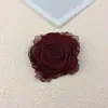 Estilo Retro Hong Kong Organza Inferior Multicamadas Estéreo Rosa Seca DIY Feito à Mão Versátil Grampo de Cabelo Acessórios de Cabelo Acessórios de Roupa