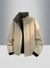 Chaqueta de Algodón con Relleno de Plumas y Cuello Alto para Hombre, Invierno, Acolchada, Engrosada, Holgada, Protección contra el Frío, Calidez, Chaqueta Tipo Pan, Ropa de Invierno para Jóvenes, Chaqueta de Algodón, Ropa de Abrigo