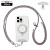 Cordón Desmontable para Teléfono Móvil Multifuncional Tres en Uno Cruzado Cuerda para Teléfono Móvil Colgante para Cuello Muñeca Anti-Pérdida Cordón para Funda de Teléfono Móvil