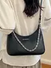 Yozzi 2026 nuevo modelo de principios de otoño, bolso de alta gama elegante moderno, bolso de hombro y axila versátil casual con cadena de moda
