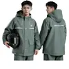 Venta Directa de Fábrica Impermeable Traje de Lluvia para Conducir Vehículo Eléctrico Motocicleta Juego de Impermeables Ropa Exterior Anti-Lluvia Fuerte Dividido Específico para Conductor
