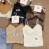 3002/051 Venta Caliente Atmósfera Francesa Encaje Lunares Camisola Chaleco Estilo Retro Cepillado Integrado Espalda Hermosa Ropa Interior