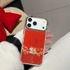 Funda de Teléfono Carrusel con Bordado de Lunares Estilo Coreano Adecuada para Apple 17 Pro Max iPhone 16 Fortuna 15 Resina 14 Para Mujer