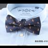 Traje formal para hombre casual británico coreano poliéster doble corbata de moño fabricantes de corbatas de moño de moda en stock