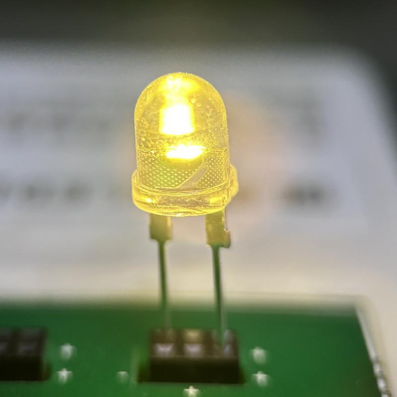 F8圆头暖白0.5W4