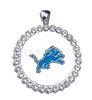 Collar con colgante del equipo de fútbol americano transfronterizo de la NFL de 32 equipos: Detroit Lions