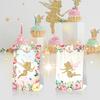 LB197 Hada elfo de Amazon Alas doradas de fantasía regalo dulce traje pegatina bolsa de papel Kraft