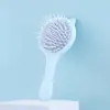 Peine para Peinar Orejas de Gato, Portátil, de Aspecto Elegante, Peine con Espejo para Maquillaje tipo Air Cushion, Peine Hueco para Masaje del Cabello, Peine Esponjoso para Peinar
