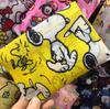Nueva Bolsa Grande de Estilo Japonés para Chica Linda Corazón Kuromi Bolsa de Compras para Supermercado Ligera de Tela con Correa al Hombro