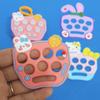 Llavero de PVC blando de un solo lado con Spot Gopher, accesorios, luminoso, sonido, descompresión, máquina de juego de rompecabezas, venta al por mayor