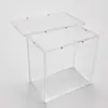 Caja Acrílica Transparente Almacenamiento Tapa Magnética Caja de Exhibición Tarjeta de Juego Personalizada a Prueba de Polvo Protección de Colección Caja de Cristal