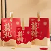 Bolsa de Embalaje para Caja de Dulces de Boda Bolsita de Recuerdo para Dama de Honor Caja Vacía Bolso de Mano Caja de Regalo de Dulces de Compromiso de Gama Alta