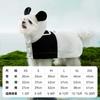 Adorable Impermeable de Perro Panda Pequeño, Poncho Impermeable para Perros Pequeños y Medianos, Ropa de Dos Patas para Perros Mascotas para Pasear Perros en Días Lluviosos