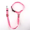 Cinto de Segurança para Cães no Carro, Guia para Cachorro, Argola Redonda, Tira Refletora Elástica Retrátil, Guia de Nylon para Cachorro, Suprimentos para Animais de Estimação