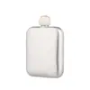 Venda Quente Transfronteiriça Cantil Quadrado de Aço Inoxidável 304 6oz Cantil com Tampa de Diamante Cantil Portátil Cantil para Exterior Atacado