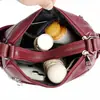 Bolso Nuevo de Cuero Suave para Mujer, Bolso de Moda para Madre de Mediana Edad y Mayor, Bolso Cruzado Casual de Hombro con Múltiples Bolsillos