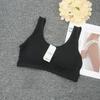 Xi Xinting 918 Ropa Interior Fina para Mujer para Estudiantes Ropa Interior de Escuela Secundaria Chaleco Deportivo para Mujer Taza Fija Agujero Transpirable