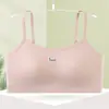 Ropa interior tipo camisola para estudiantes en desarrollo, niñas, estudiantes de secundaria y preparatoria, sin varillas, top tipo tubo, ropa interior para niños mayores, sujetador para niños