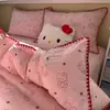Conjunto de Roupa de Cama de Gaze Dupla Classe A Quatro Peças Modelo Novo 2026 Capa de Edredom Lençol de Cama de Algodão Gaze Capa de Edredom Conjunto de Três Peças para Dormitório Estudantil 4