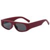 Nuevo Estilo Moda Simple Pantalón Ancho Gafas de Sol Sombra Gafas de Sol Europeas y Americanas Hombres Rectangular Montura Ojo de Gato Gafas de Sol Hip Hop Mujeres