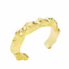 Pulseira de Joias Metálica Europeia e Americana Transfronteiriça Multiformato Multi-Elemento Liso Torcido Twist Dourado Ccb Acrílico