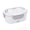 Caja de almuerzo eléctrica de plástico de doble uso para coche y hogar, dividida, enchufe de 12V24V110V220V, autocalentable, aislante, pequeños electrodomésticos, regalo