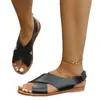 Nuevo Modelo Primavera 2026: Sandalias Planas Casuales de Tira Cruzada para Mujer, Talla Única
