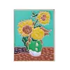 Broche de Pintura al Óleo de Van Gogh Sol Luna Cielo Estrellado Arte de Dibujos Animados Metal Creativo Colgante Insignia Accesorios de Insignia Pin de Solapa