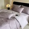 Juego Sencillo y Lujoso de 60 Piezas, Tejido Grueso Jacquard Estampado en Relieve, 100% Algodón, Clase A, Apto para Bebés, Adecuado para Dormir Desnudo, Ropa de Cama con Funda de Edredón