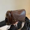 Bolso Boston popular de este año otoño e invierno retro 2023 nuevo bolso bandolera de banda ancha para mujer bolso pequeño versátil bolso almohada