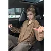 Camisa de manga larga con cuello cubano, estilo vintage, jacquard calado para hombre, estilo americano de otoño, casual y elegante, corte holgado, camisa/chaqueta transpirable